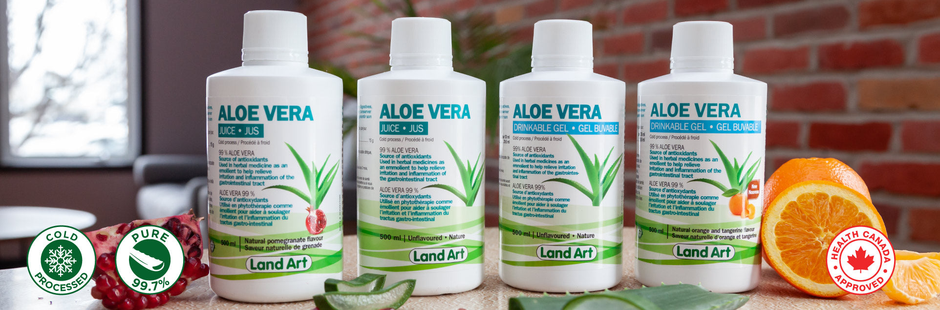 Land Art's Aloe Vera Range